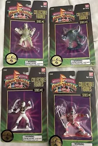 4er Set Mighty Morphin POWER RANGERS SERIE #2, 3"" Sammlerfiguren 1995 - Bild 1 von 7