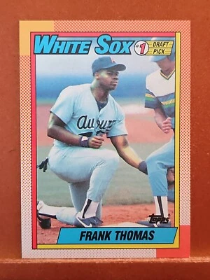 1990 Topps #414 Frank Thomas RC HOF WHITE SOX  - Image 1 of 2