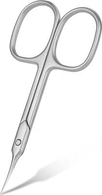 Nail Scissors, Professional Stainless Steel Curved Cuticle Scissors, Sharp Dead - Image 1 of 4