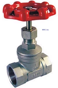 1/2" 200# FEMALE NPT GLOBE VALVE 316 STAINLESS STEEL 2028SL - Picture 1 of 2