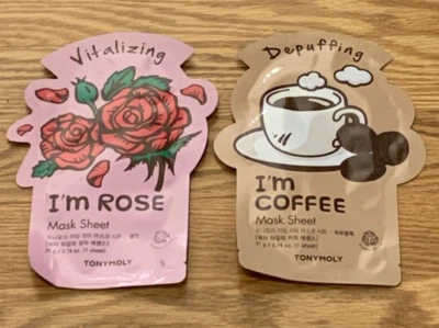 MASCARILLA LÁMINA FACIAL TONY MOLY VARIEDAD DÚO x 2 Foto 1 de 3