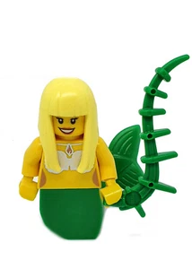LEGO Minifigur Meerjungfrau mit Wasserpflanze, NEU - Picture 1 of 2