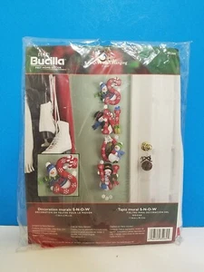 Bucilla Filz Wandbehang Set SNOW - DIY Kit - 85264 (S-N-O-W) NEU - Bild 1 von 2