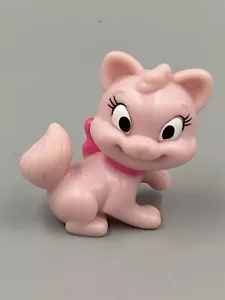 Mattel 1.75” Pink Kitty Cat w/ Bow Figure Hard Plastic Figure - Picture 1 of 4