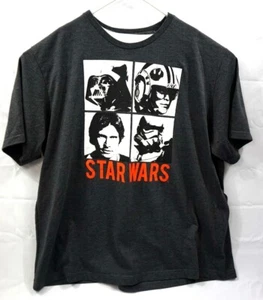 Star Wars Mens Darth Vader Han Solo X Wing Pilot Storm Trooper T Shirt US Sz 3XL - Picture 1 of 5