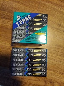 Blank Fugi Dri-90 & 60 Min Cassette Tapes - Picture 1 of 2