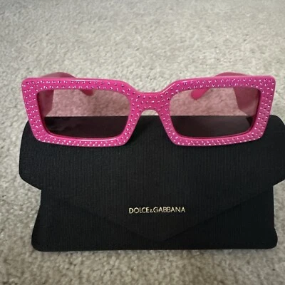 Gafas de sol para mujer DOLCE & GABBANA DG4447B-326284-53 talla 53 mm 140 mm 20 mm rosa” Foto 1 de 4
