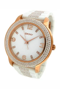 DKNY ROSE GOLD TONE PLASTIC LADIES WATCH NY8527 - Picture 1 of 1