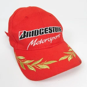 Vintage Bridgestone Podium Baseball Cap F1 Red Motorsport Embroidered Hat - Picture 1 of 5