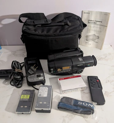 Sony Handycam CCD-TRV66 Video Hi8 Camcorder Bundle w/ Charger, Case & MORE WORKS - Image 1 of 4