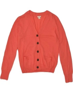 J. CREW Womens Cardigan Sweater UK 12 Medium Red Acrylic BK04 - Picture 1 of 3
