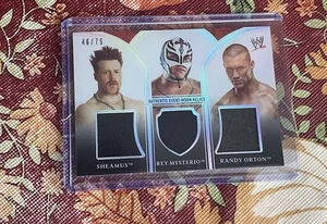 2010 Topps WWE Platinum Sheamus/Mysterio/ Orton Triple Shirt Relic PTR-6 46/75 - Picture 1 of 2