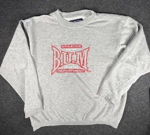 Vintage BUM Equipment Sweater Herren Medium Crewneck Pullover Leichtathletikabteilung - Bild 1 von 11