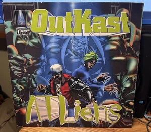 Outkast ATLiens Vinyl 2 LP-2005 Yellow Labels LaFace 73008-26029-1 Record - Picture 1 of 5