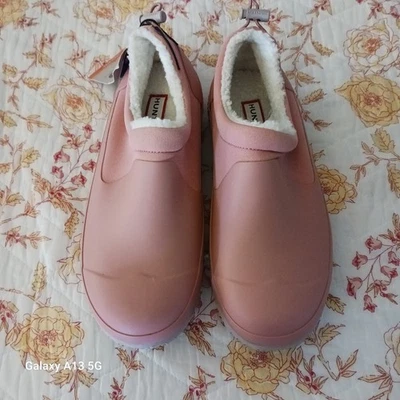Zapatos para mujer Hunter originales aislados sin cordones Sherpa forrados de vellón talla 8 Foto 1 de 4