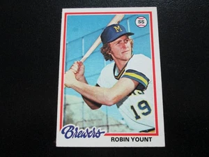 Tarjeta de béisbol Robin Yount 1978 Topps # 173 excelente - Imagen 1 de 2