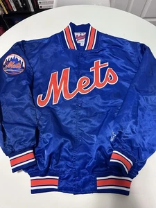 New York Mets Starter Authentic jacket sz Medium (fits like large) - Picture 1 of 13