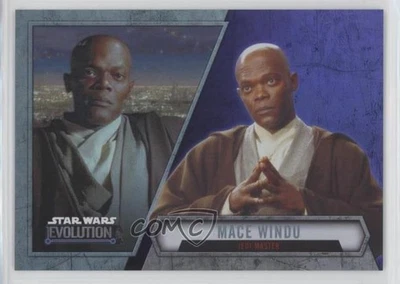 2016 Topps Star Wars Evolution Purple Lightsaber Mace Windu Jedi Master #79 1j8 - Image 1 of 3
