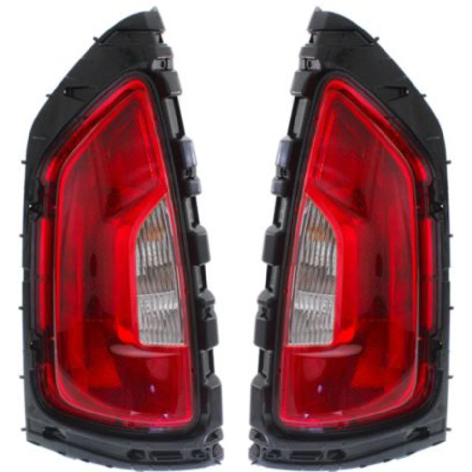 Juego de luces traseras halógenas para Kia Soul 2012-2013 lente transparente/roja con bombillas 2 piezas CAPA Foto 1 de 4