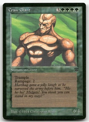 Craw Giant (NM) Legends LEG Magic MTG - Image 1 of 2