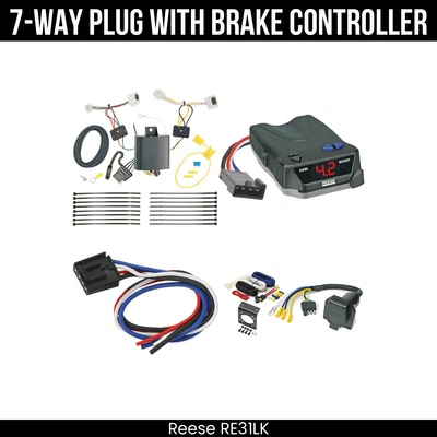 Комплект жгутов проводов для 7-полосного прицепа Reese RV + управление тормозами для 17–21 Mazda CX-5 - Изображение 1 из 4