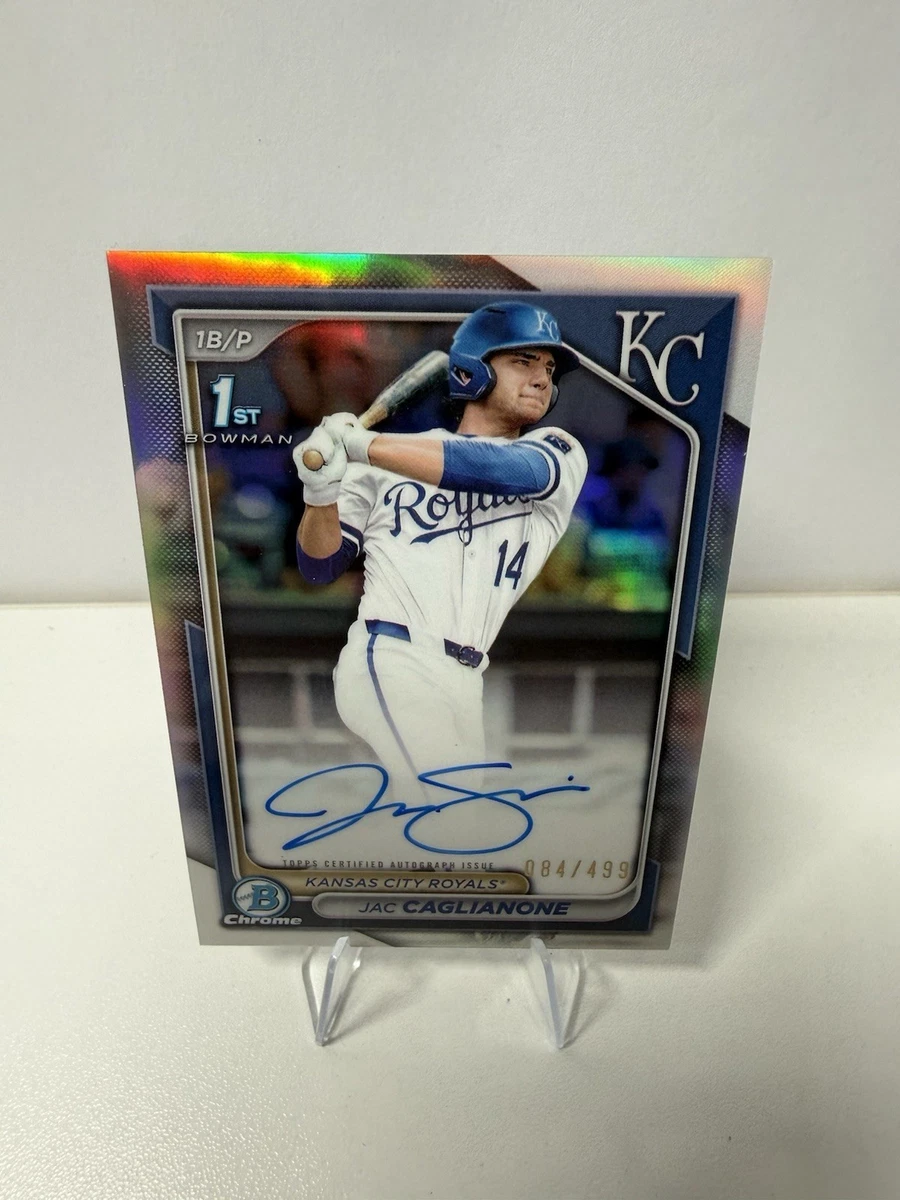 Bowman Kansas City Royals Autographed Baseball Trading Cards