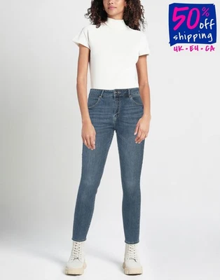 RRP€215 JOHN RICHMOND Skinny Jeans W26 Blue Stretch Faded - Image 1 of 4