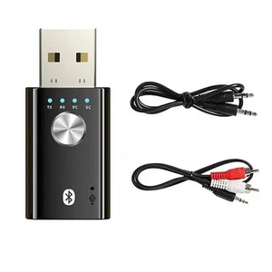 4-In-1 Bluetooth 5.1 Audio-Empfänger/Sender, Stereo-USB-Dongle, 3,5 Mm, 3,53551 - Bild 1 von 10