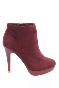 Botas con cremallera Mujeres Botines Talla EU 37 rojo look casual - Imagen 1 de 5