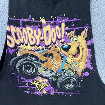 Scooby Doo Shirt Mens Large Monster Jam Tank Cut Off Muscle Top 2020 Graphic - Image 1 of 4
