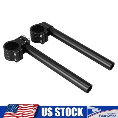 CNC 39mm Clip Ons Handlebar 1" For Harley Sportster 883 1200,Dyna Super Glide - Image 1 of 4
