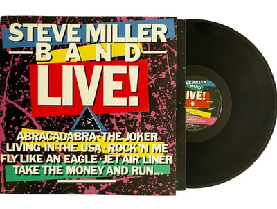 Steve Miller Band Vinyl Record Live! LP Plus Inner Sleeve US Pressing 1983 - Image 1 of 4