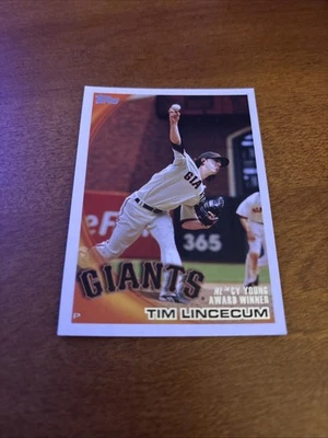 2010 Topps - Award Winner Tim Lincecum #9 - Image 1 of 2