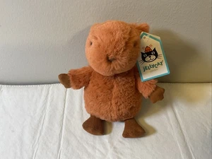 Jellycat I am Nippit Squirrel Plush Stuffed Animal Brown Red Tail 5" - Picture 1 of 10