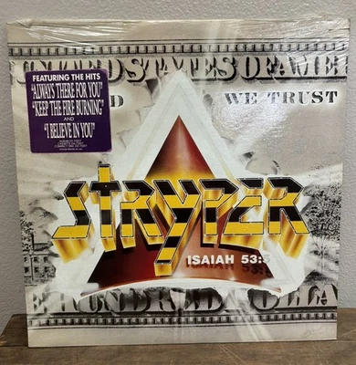 RARE SEALED ROCK Stryper In God We Trust Read 1988 ENIGMA CLUB ED. HYPE NEW LP - Image 1 of 4
