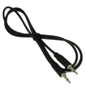 3ft 3.5mm SLIM MONO TS (2 conductor) Male to Male Audio Cable - Picture 1 of 3