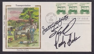 Scott Goodyear, Stanley Marlin, Randy Baker, Race Car Drivers, autographed FDC - Picture 1 of 1