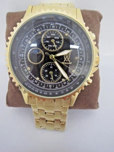 Königswerk Herrenuhr Goldarmband Schwarz/Gold - Bild 1 von 3