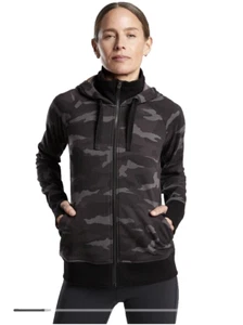 Sudadera con Capucha Estampada Triumph Cremallera Completa Para Mujer ATHLETA TALLA PEQUEÑA Camuflada Nueva con Etiquetas - Imagen 1 de 12