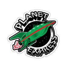 Planet Express | Indoor | Sticker | Futurama | Animated Comedy | Decal