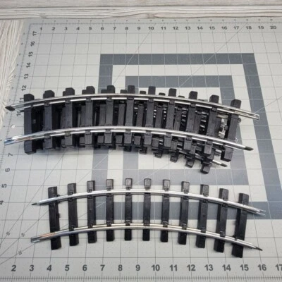 Lot of 10 Bachmann 94601 G Scale Curved Steel Train Track - Image 1 of 4