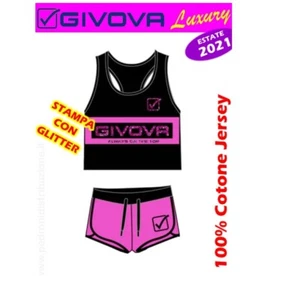 GIVOVA* COMPLETO RAGAZZA COTONE JERSEY 020T 12 Anni NERO - Imagen 1 de 1