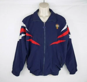 Vtg Macrizio Corneliani Canadian Sport Jacket Mens M Windbreaker 80s Olympics - Picture 1 of 12