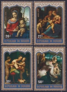 F-EX52813 BURUNDI MNH 1979 CHRISTMAS NAVIDAD ART PAINTING RUBENS DAVID BELLINI. - Picture 1 of 1