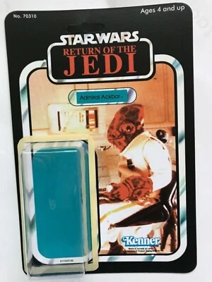 KENNER 1983 ADMIRAL ACKBAR  RESTORATION KIT FIGURE DISPLAY 65 BACK COLLECTION - Image 1 of 2