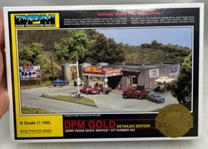 DPM Gold N Scale 662 Jerry Riggs Quick Service Train Trackside Building - Sealed - Picture 1 of 6