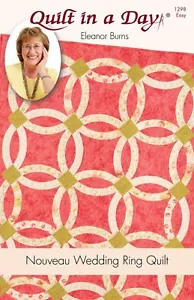 Nouveau Wedding Ring Pattern, Quilt in a Day, Eleanor Burns, 1298 EASY - Picture 1 of 5