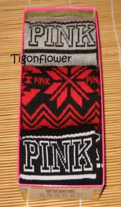 Victoria's Secret ROSA 3 Rodillas Juego de Calcetines Altos Caja de Regalo Rojo Negro Gris Talla Única Nuevo - Imagen 1 de 2