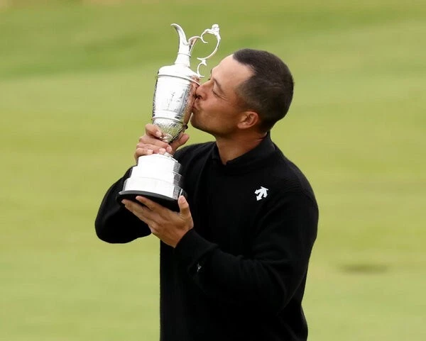 XANDER SCHAUFFELE 2024 Campeonato Abierto Británico de Golf 8 x 10 Foto Hombre Cueva Foto 1 de 1