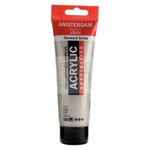 TUBO COLOR ACRÍLICO 800 ARGENTO AMSTERDAM "ACRÍLICO" DA 120ML - Imagen 1 de 4